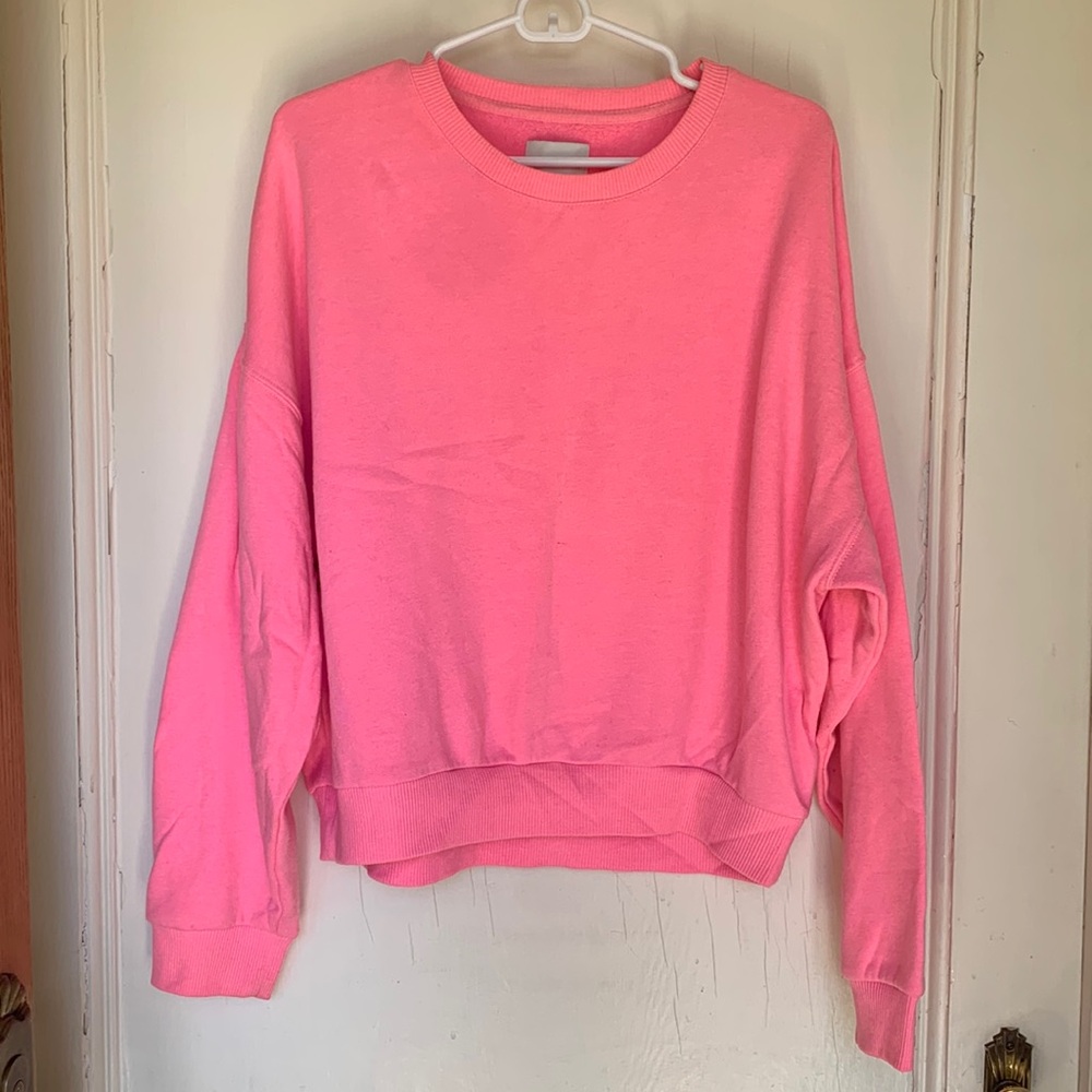 American Eagle hot pink sweatshirt